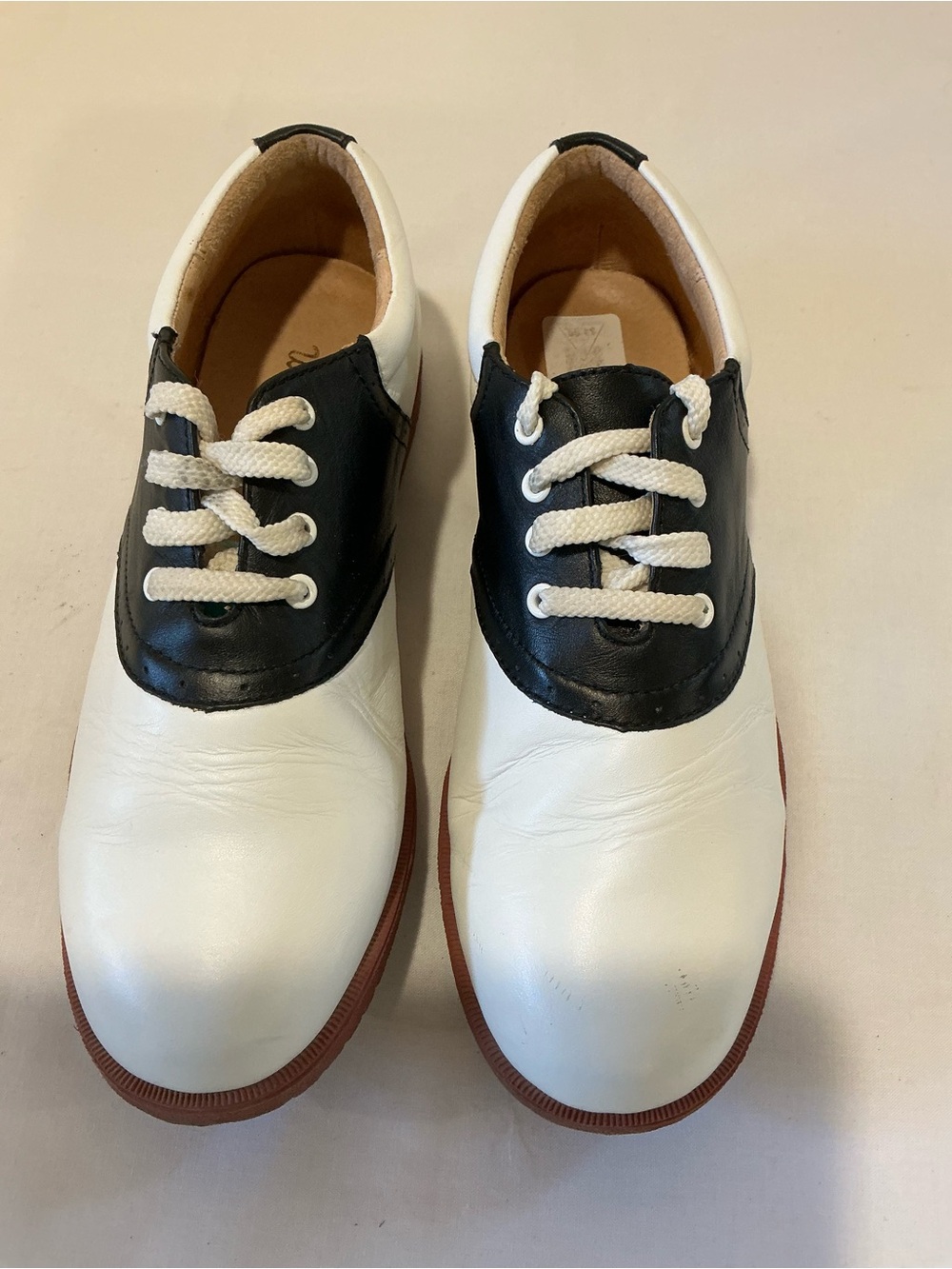 Vintage Willits Honor Roll Saddle Shoes Women’s SZ 7M White Black Retro